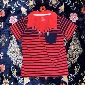 Carter’s Red Striped Polo 3T